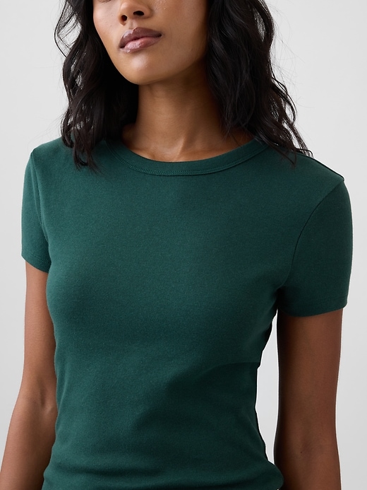 Image number 4 showing, Ribbed Crewneck T-Shirt
