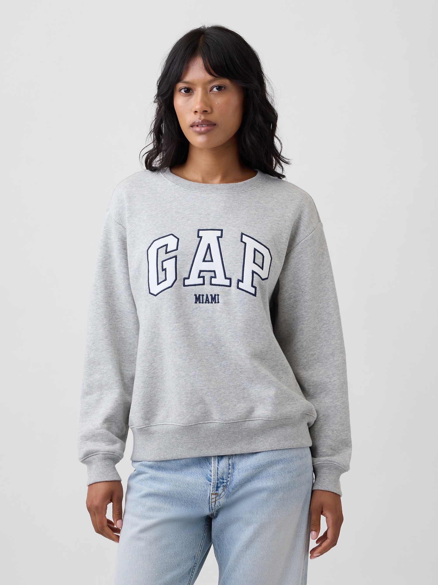 Relaxed Gap City Logo Sweatshirt