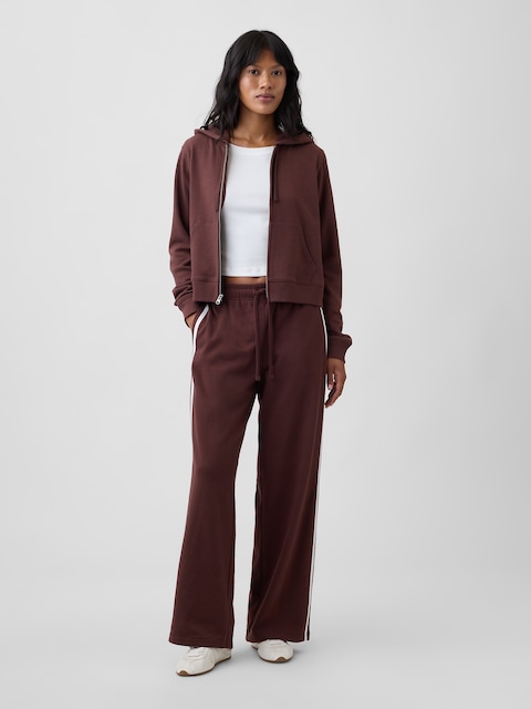 Relaxed French Terry Straight-Leg Sweatpants