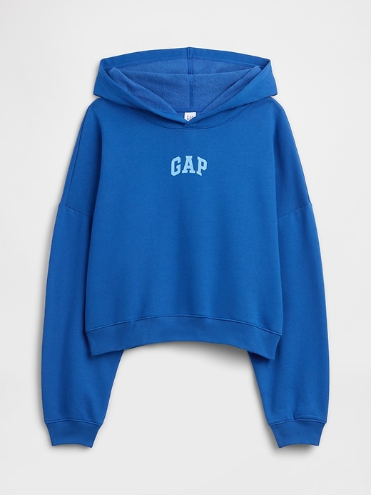 Image number 5 showing, Relaxed Gap Mini-Logo Cropped Hoodie