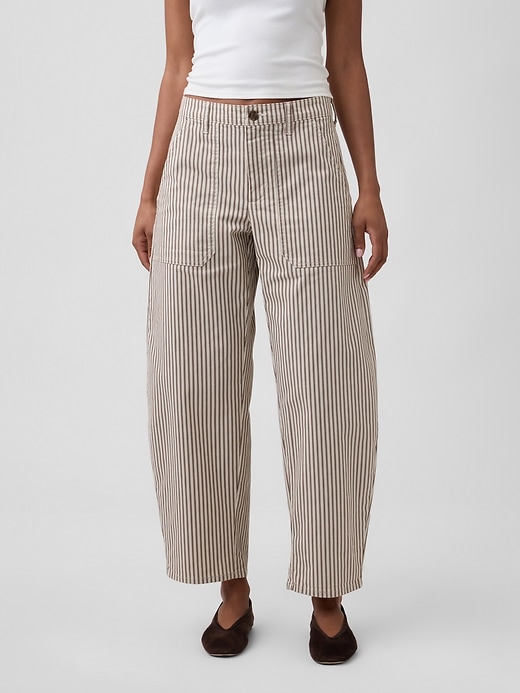 Image number 2 showing, Mid Rise Barrel Khakis