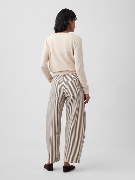 Image number 4 showing, Mid Rise Barrel Khakis