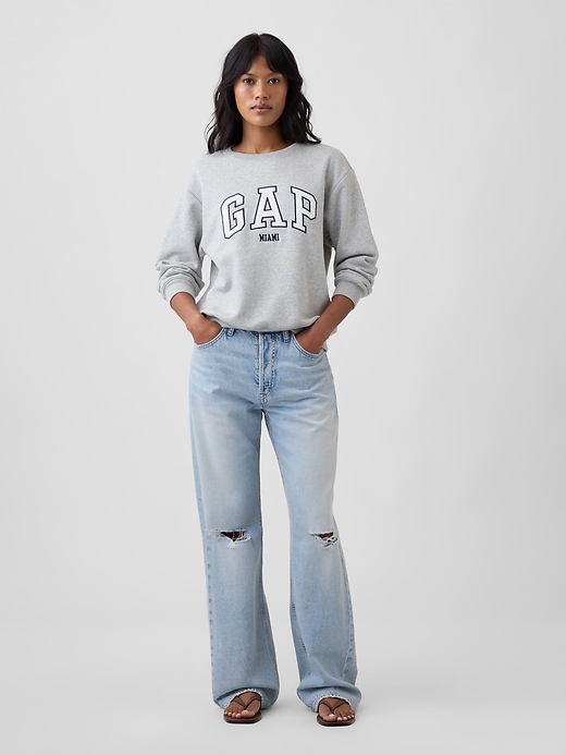 Image number 3 showing, Relaxed Gap City Logo Sweatshirt