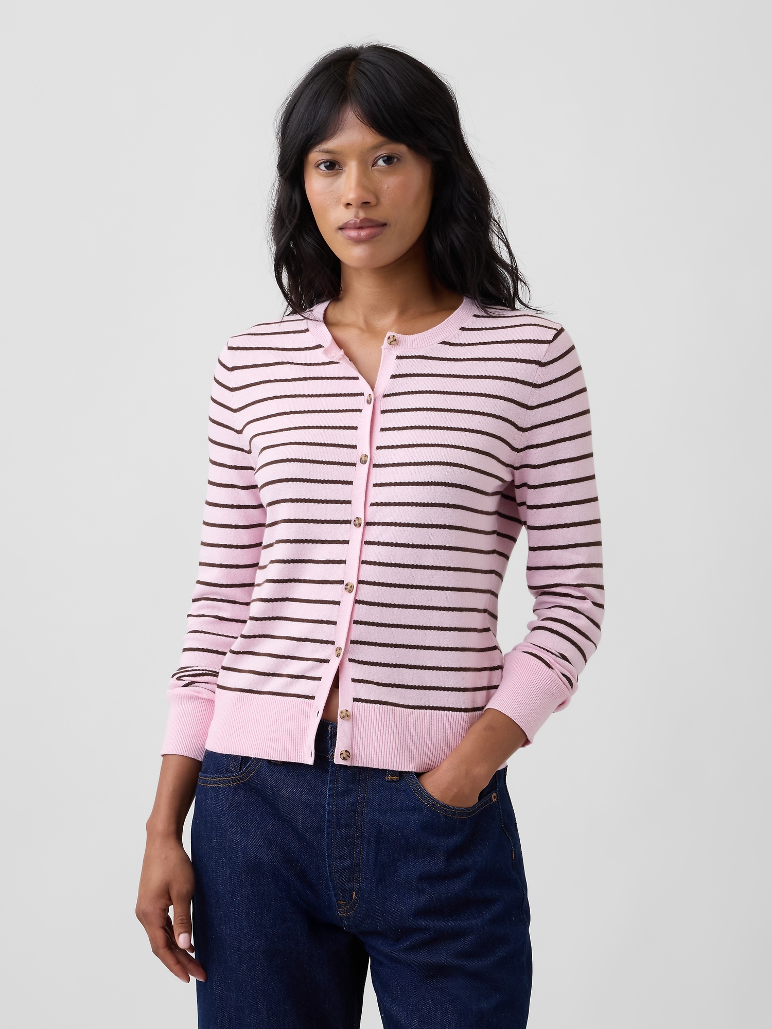 Crewneck Cardigan