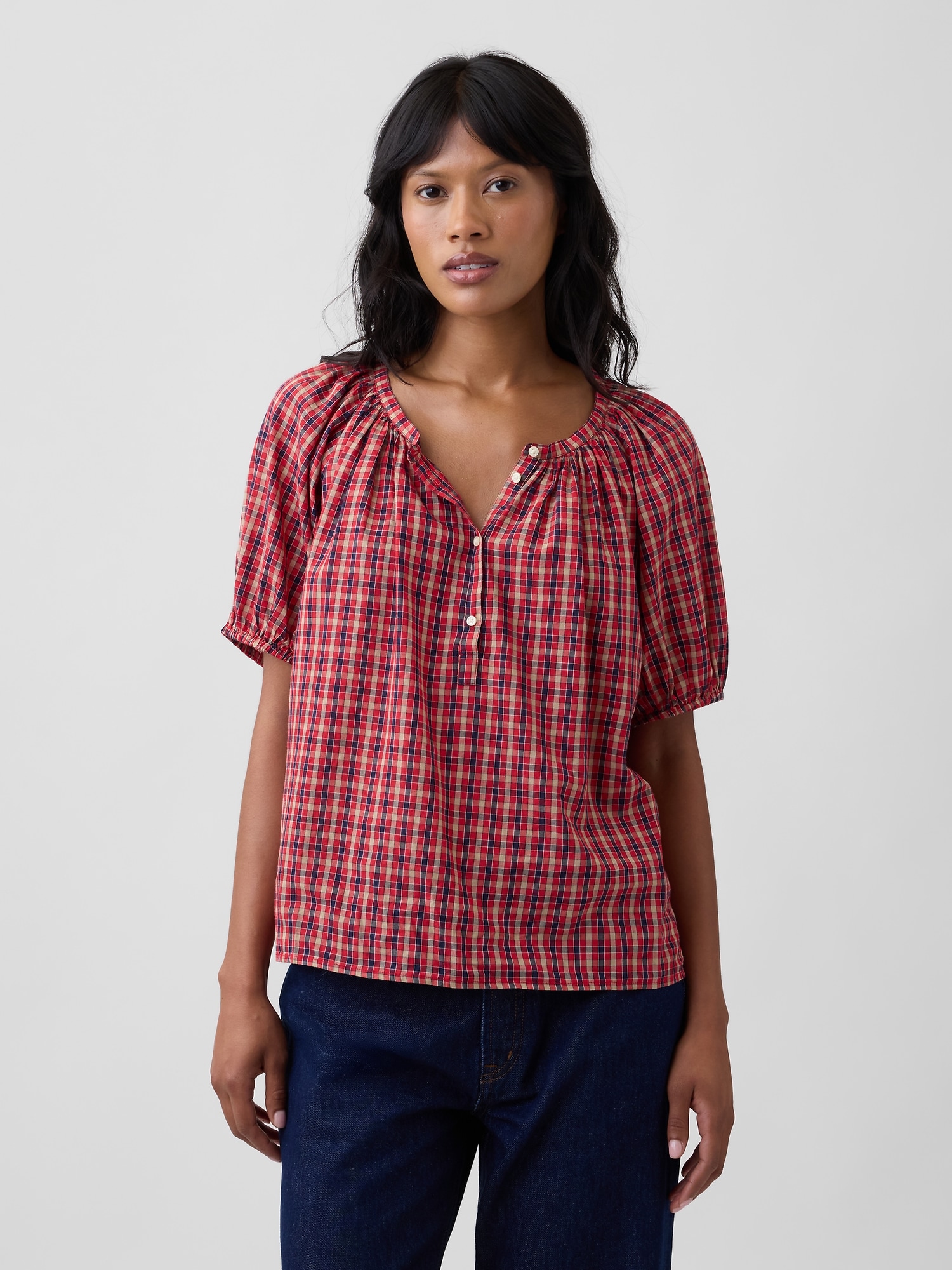 Oversized Puff Sleeve Top