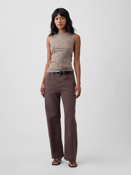 Image number 3 showing, Sleeveless Boatneck Tank Top