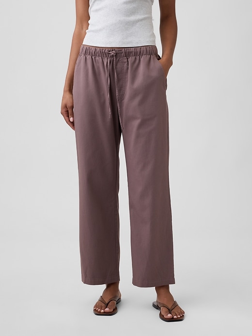 Image number 2 showing, Mid Rise Easy Twill Pants