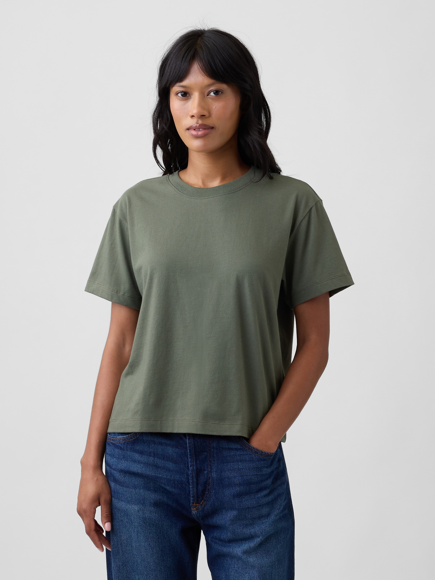 Boxy Crewneck T-Shirt