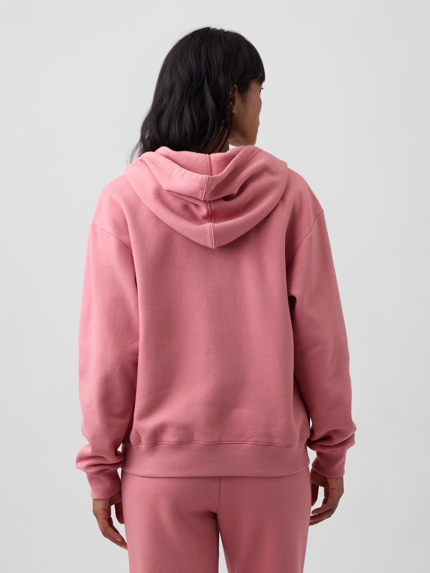 Relaxed Gap Logo Zip Hoodie | Gap Factory