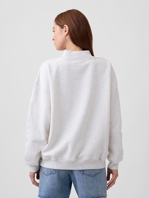 Image number 2 showing, Oversized Gap Logo Mockneck Tunic Sweatshirt