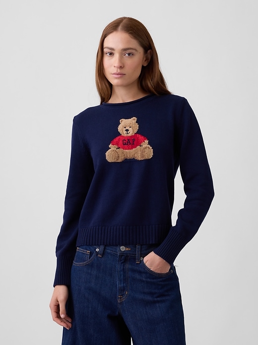 Image number 1 showing, Rollneck Intarsia Sweater
