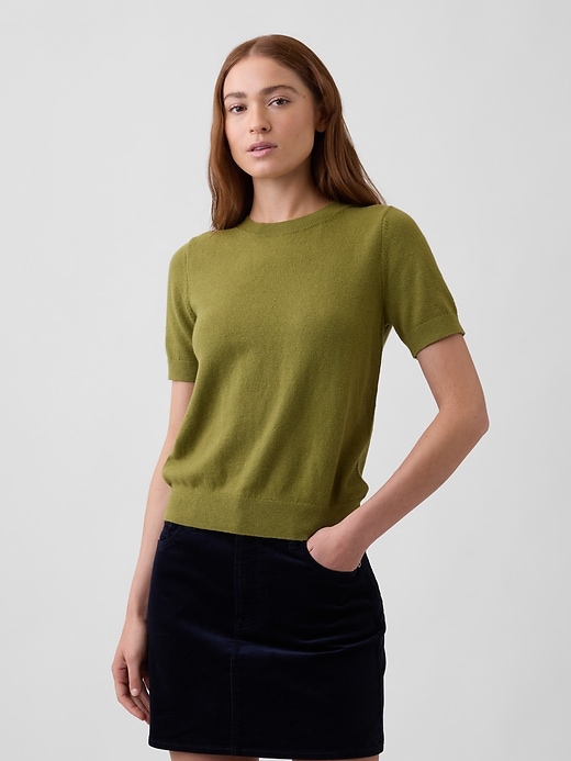 Image number 1 showing, CashSoft Crewneck Sweater