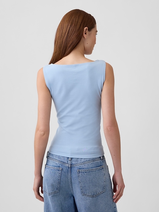 Image number 2 showing, Boatneck Tank Top