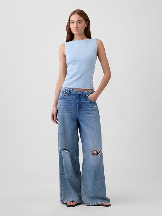 Image number 3 showing, Boatneck Tank Top