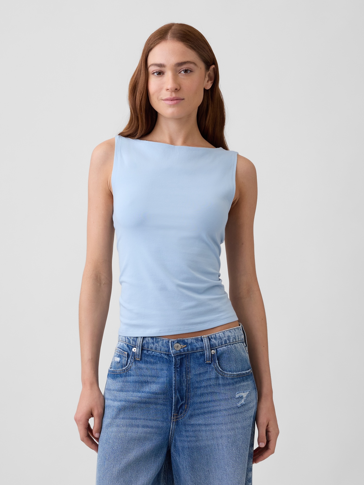 Boatneck Tank Top