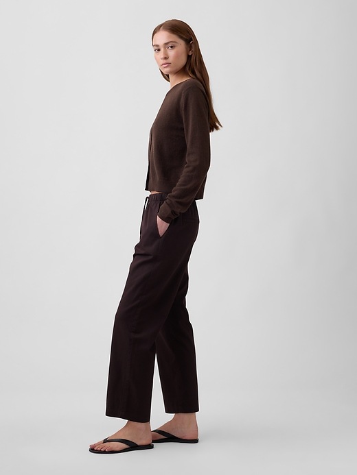 Image number 3 showing, Mid Rise Easy Twill Pants