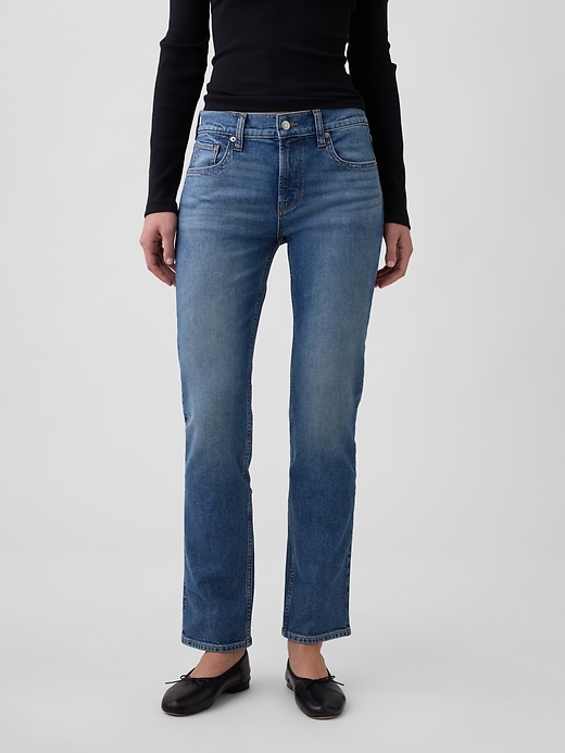 Image number 2 showing, Mid Rise '90s Slim Straight Jeans