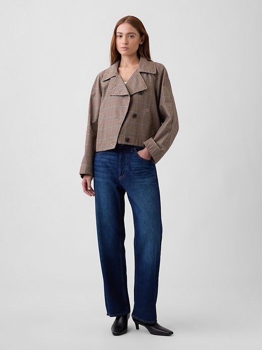 Image number 3 showing, Relaxed Cropped Trench Coat