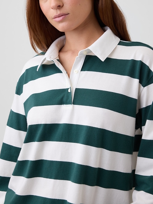Image number 4 showing, Relaxed Rugby Polo Shirt