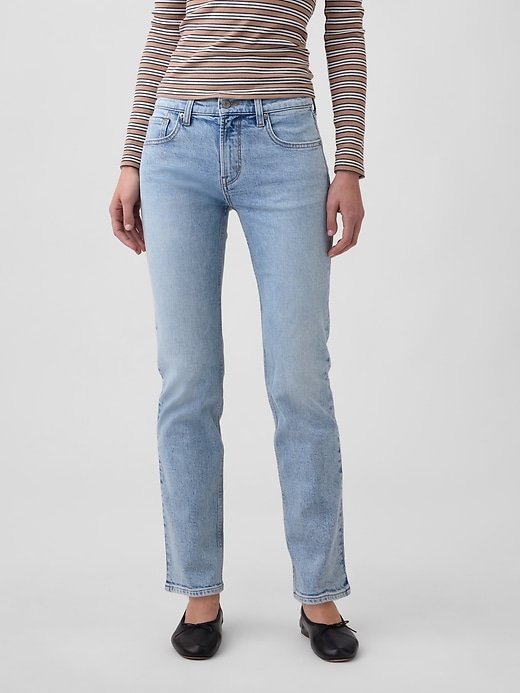 Image number 2 showing, Mid Rise '90s Slim Straight Jeans