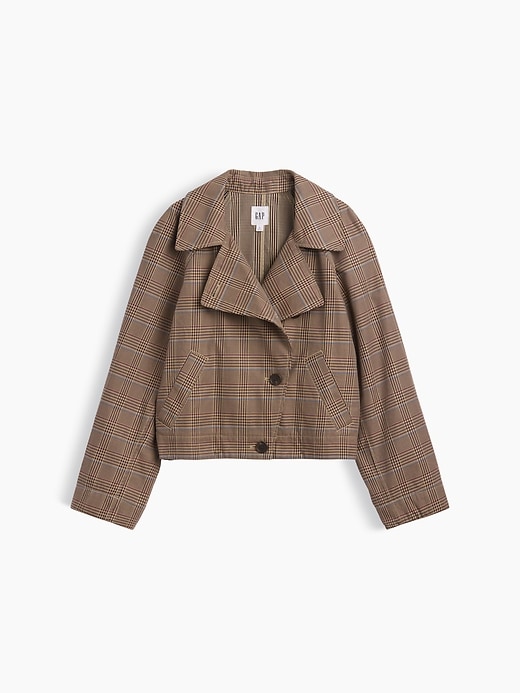 Image number 5 showing, Relaxed Cropped Trench Coat