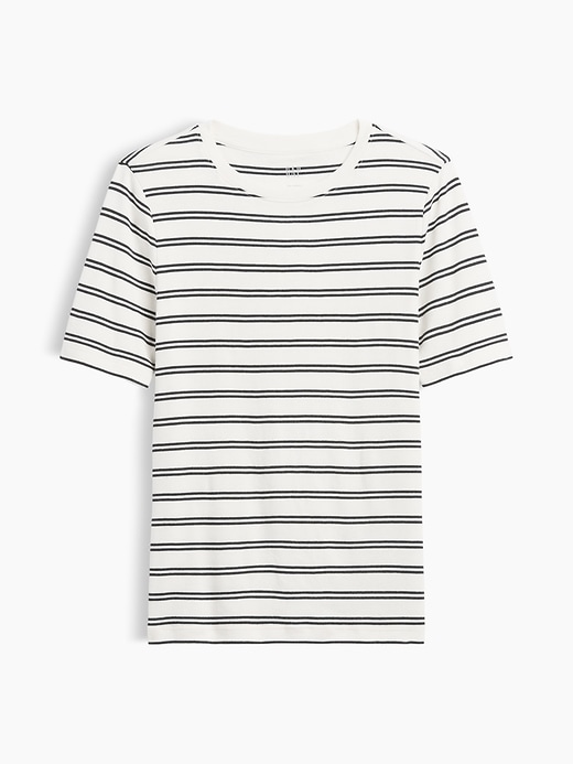 Image number 5 showing, Modern Ribbed Crewneck T-Shirt
