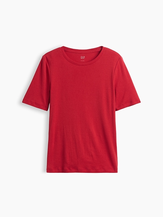Image number 5 showing, Modern Ribbed Crewneck T-Shirt