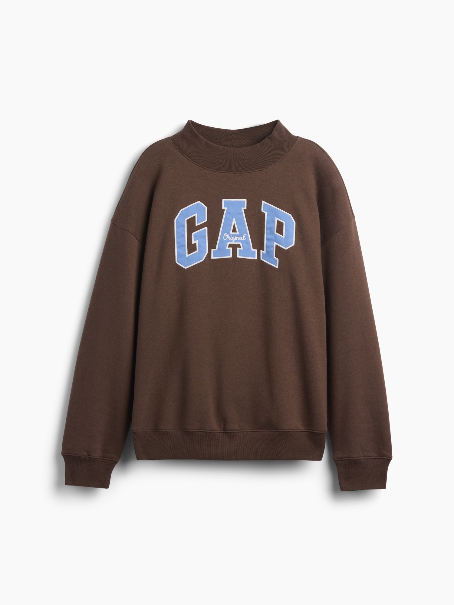 Oversized Gap Logo Mockneck Tunic Sweatshirt | Gap Factory