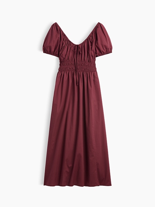 Image number 6 showing, Puff Sleeve V-Neck Maxi Dress
