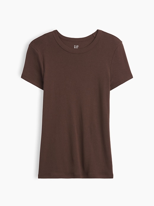 Image number 5 showing, Ribbed Crewneck T-Shirt
