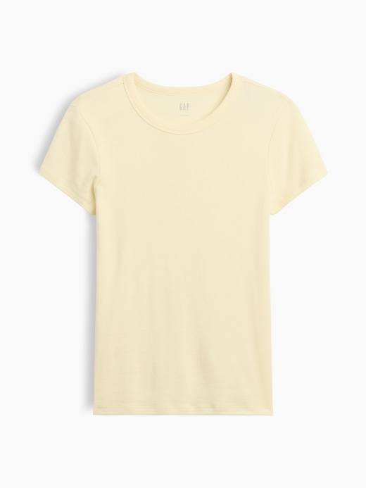 Image number 5 showing, Ribbed Crewneck T-Shirt