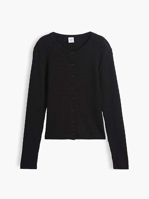 Image number 1 showing, Kids Cable-Knit Cardigan