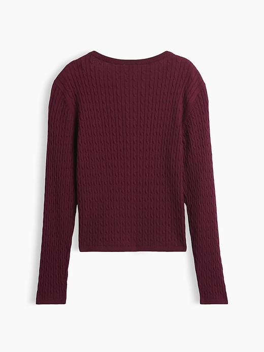 Image number 2 showing, Kids Cable-Knit Cardigan