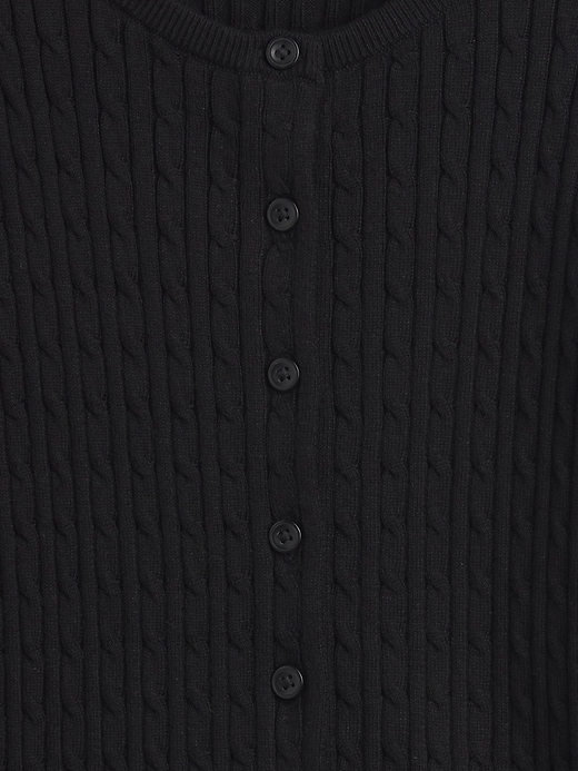 Image number 3 showing, Kids Cable-Knit Cardigan