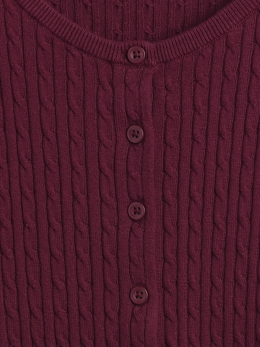 Image number 3 showing, Kids Cable-Knit Cardigan