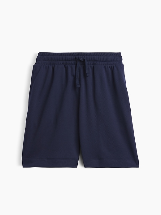 Image number 1 showing, Kids 100% Recycled Pull-On Mesh Shorts