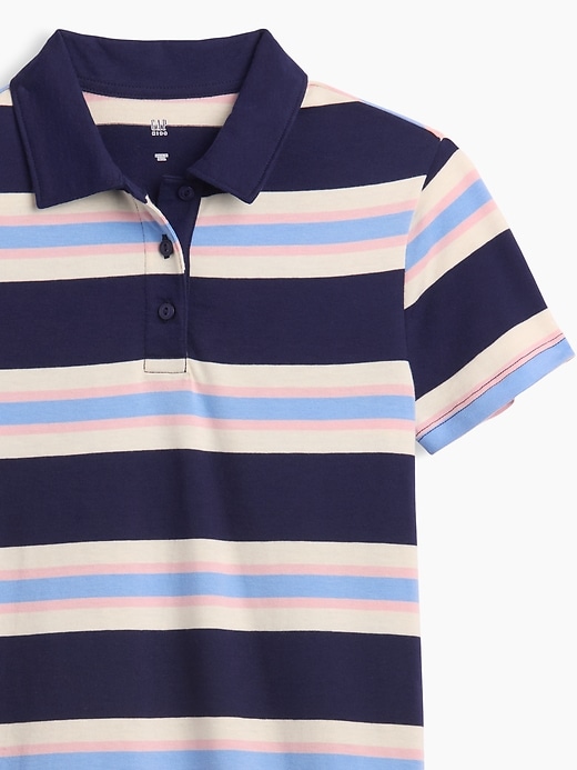 Image number 3 showing, Kids Stripe Rugby Polo Dress