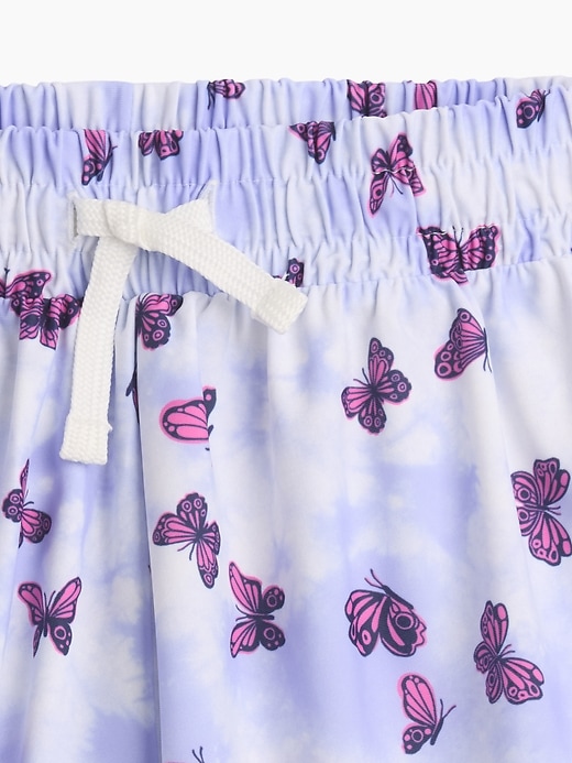 Image number 3 showing, Kids Pull-On Butterfly Shorts