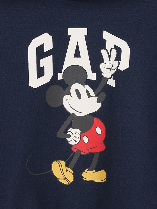 Image number 3 showing, babyGap × Disney Mickey Mouse Relaxed Logo Hoodie