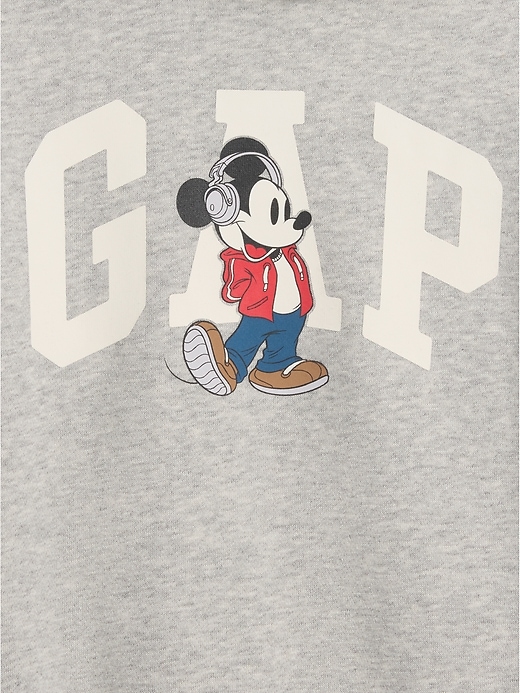 Image number 3 showing, babyGap × Disney Mickey Mouse Relaxed Logo Hoodie
