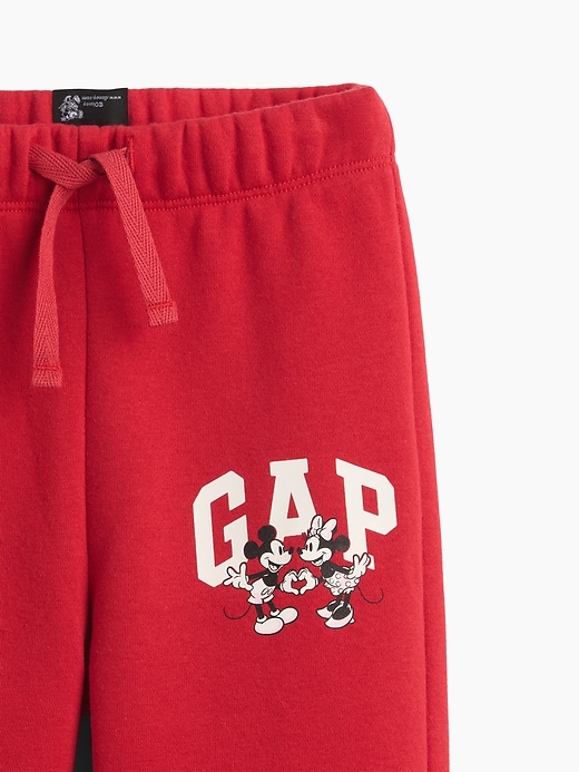 Image number 3 showing, babyGap × Disney Minnie Mouse Relaxed Pull-On Logo Joggers