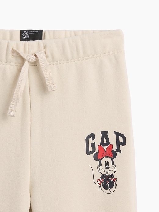 Image number 3 showing, babyGap × Disney Minnie Mouse Relaxed Pull-On Logo Joggers