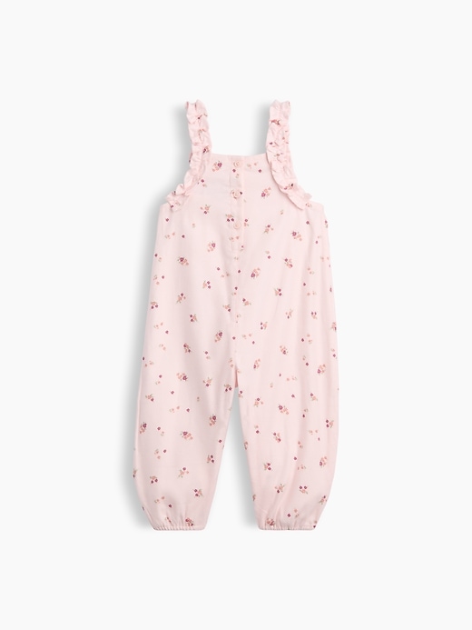 Image number 3 showing, Baby Ruffle Overalls