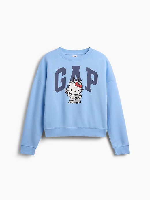 Image number 1 showing, Oversized Wedge Crewneck Sweatshirt