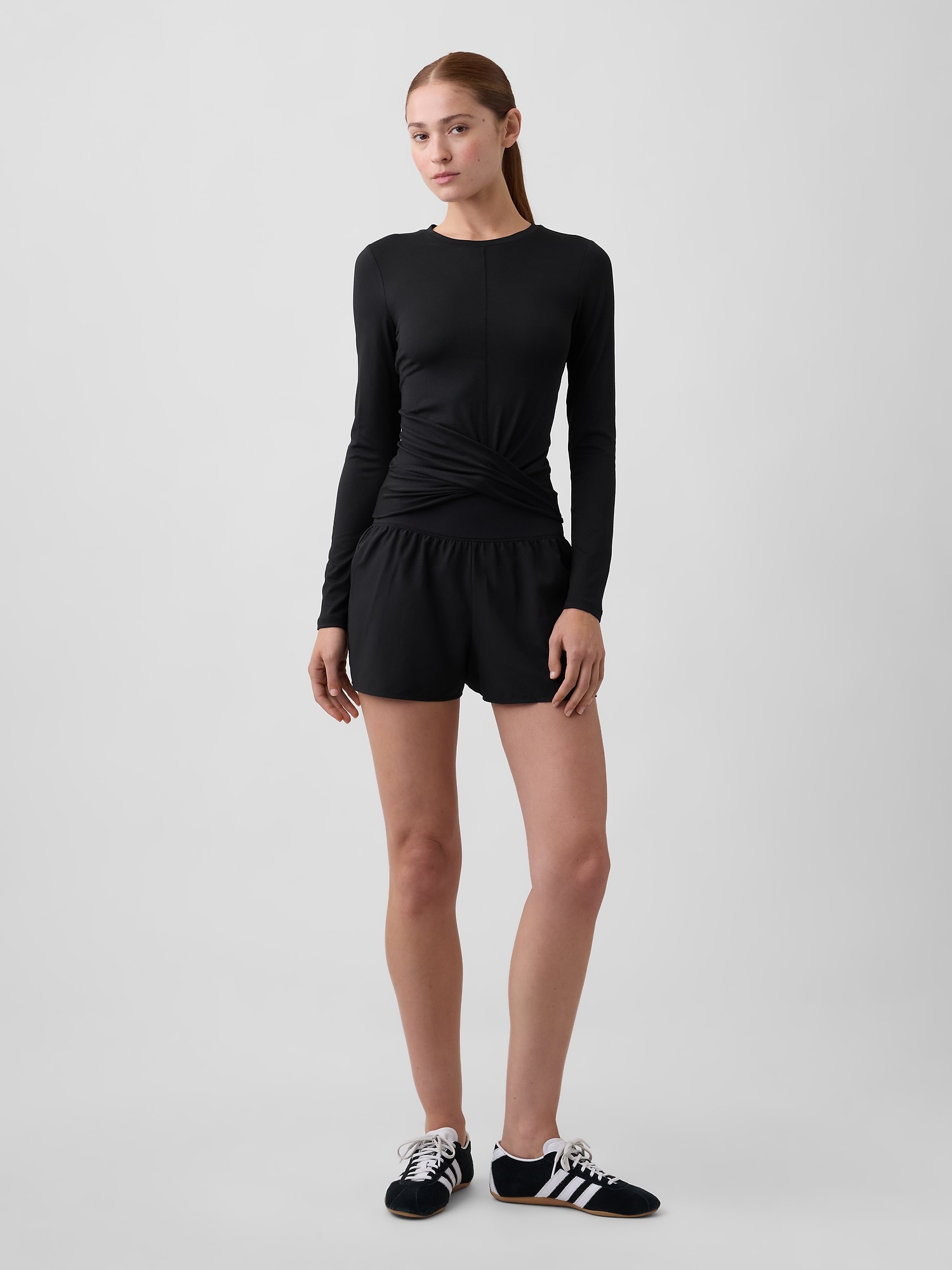 GapFit Studio Recycled 3" Pull-On Shorts