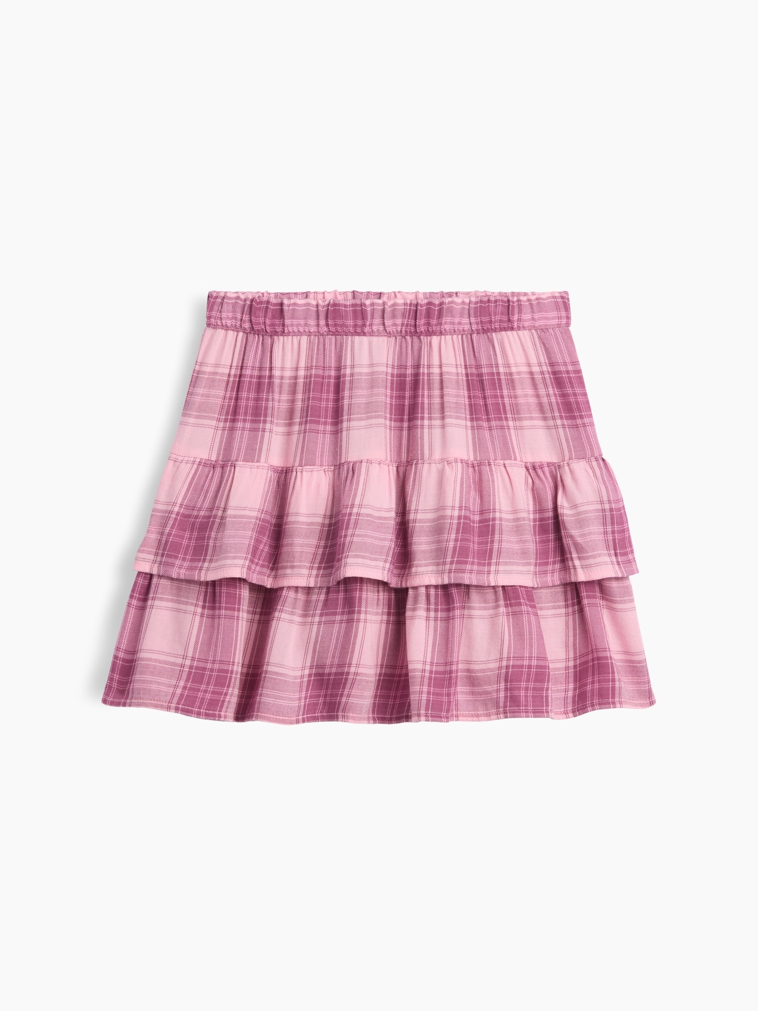 Kids Pull-On Tiered Skirt