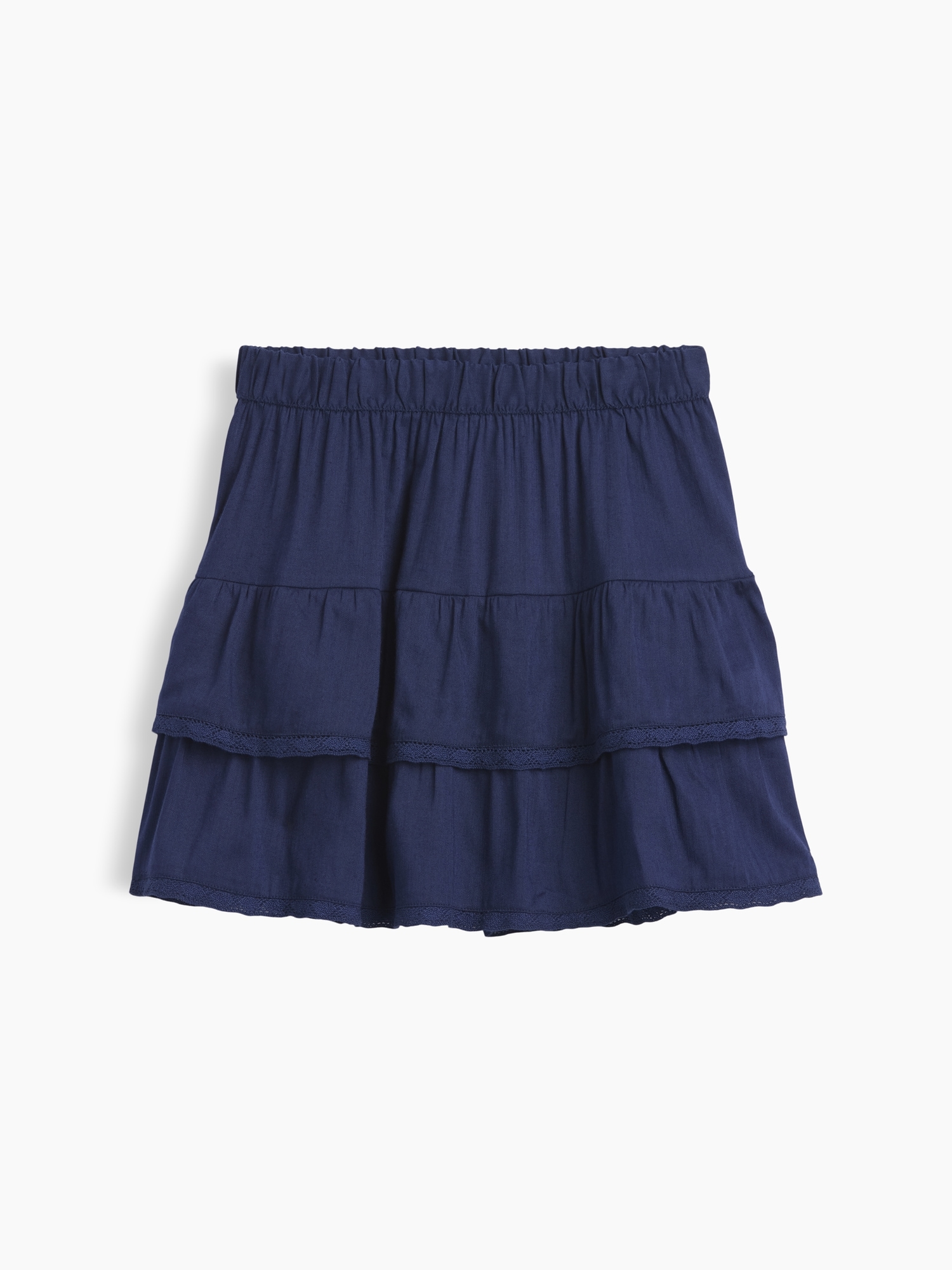 Kids Pull-On Tiered Skirt