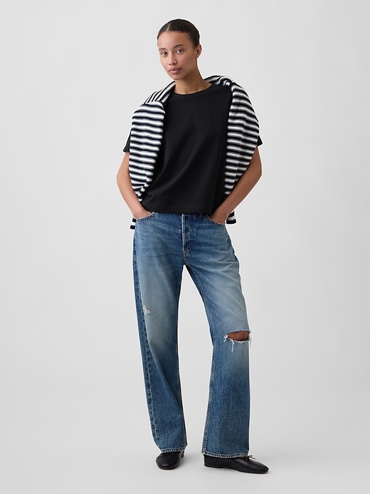 Image number 3 showing, Boxy Crewneck T-Shirt