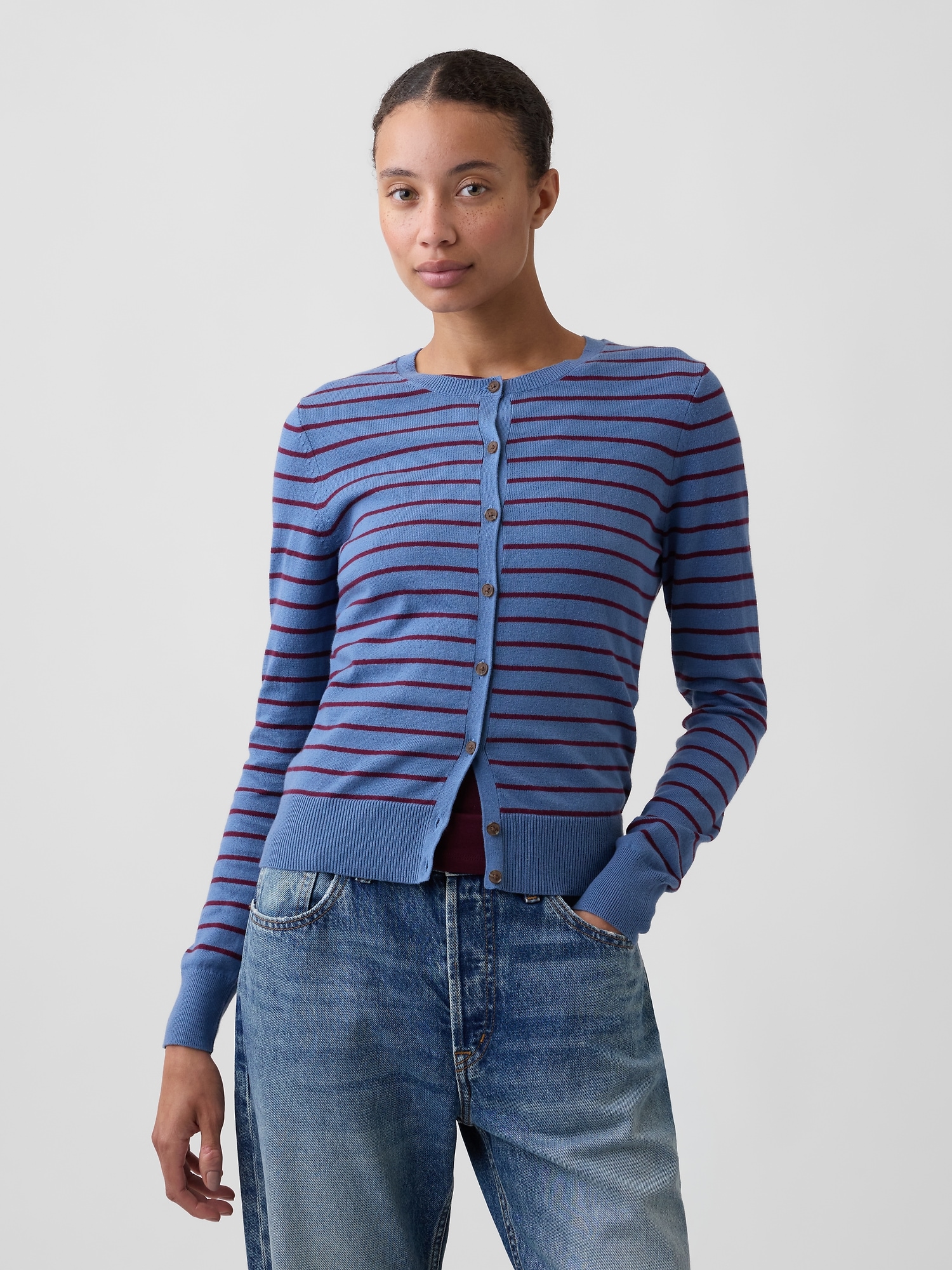 Crewneck Cardigan