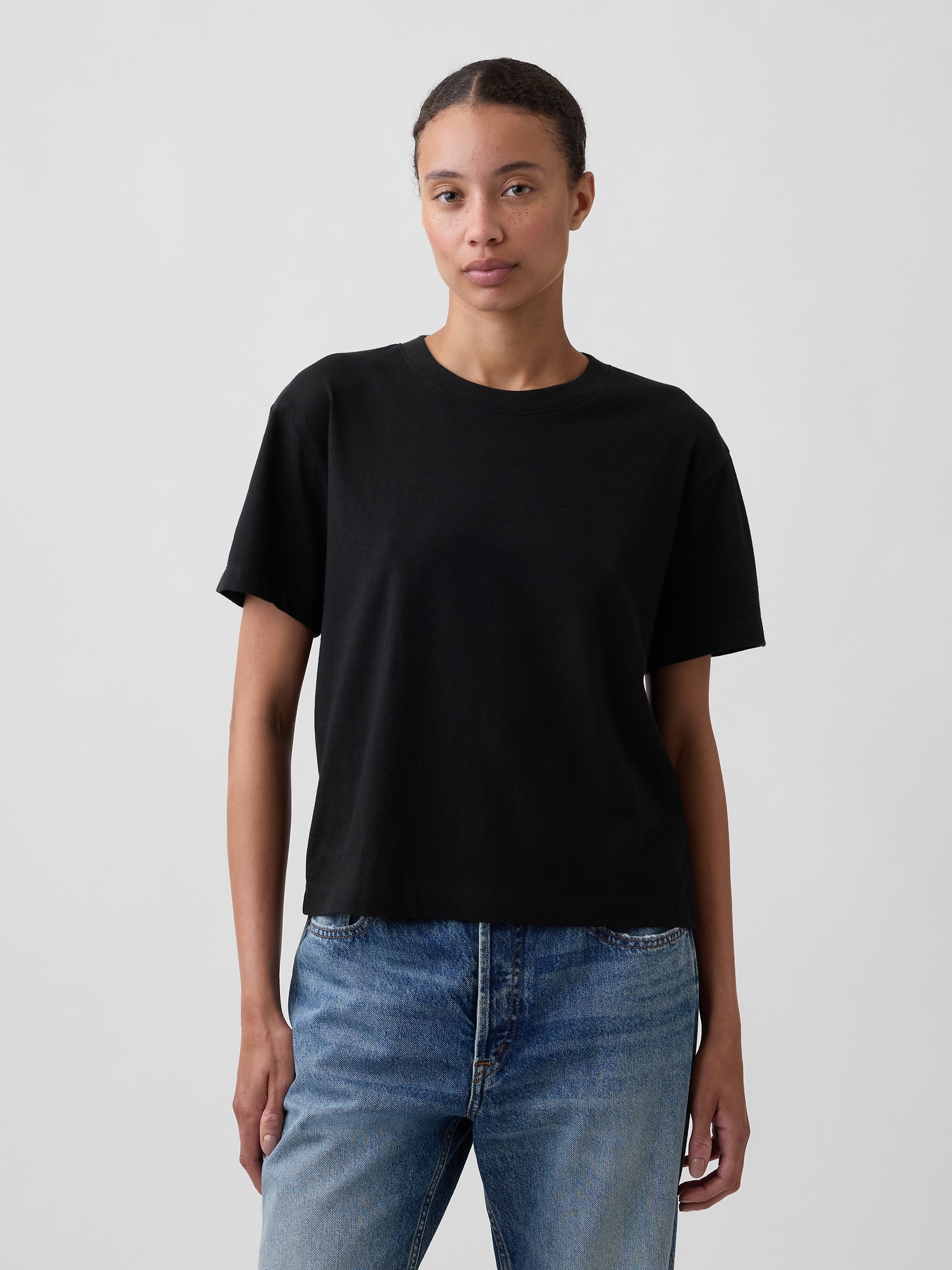 Boxy Crewneck T-Shirt